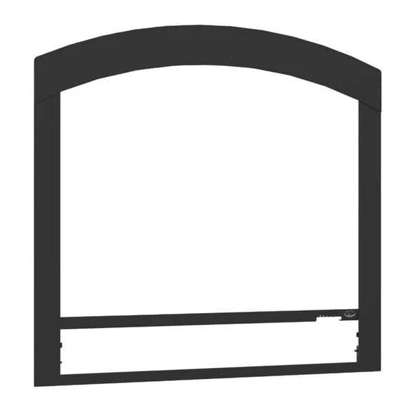 Valcourt Black Arched Faceplate for Waterloo VA15FA06 Fireplace Accessories VA15FA06 Flame Authority