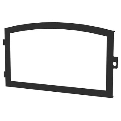 Valcourt Black Door Overlay VA10RE07 Fireplace Accessories VA10RE07 Flame Authority