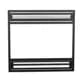 Valcourt Black Modern Faceplate VA1FE05 Fireplace Accessories VA1FE05 Flame Authority