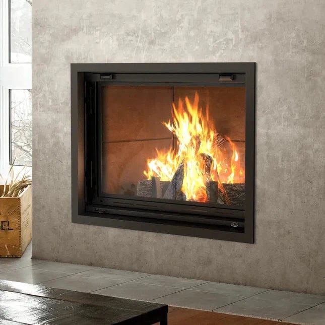 Valcourt Black Narrow Overlap VA7FE06 Fireplace Accessories VA7FE06 Flame Authority