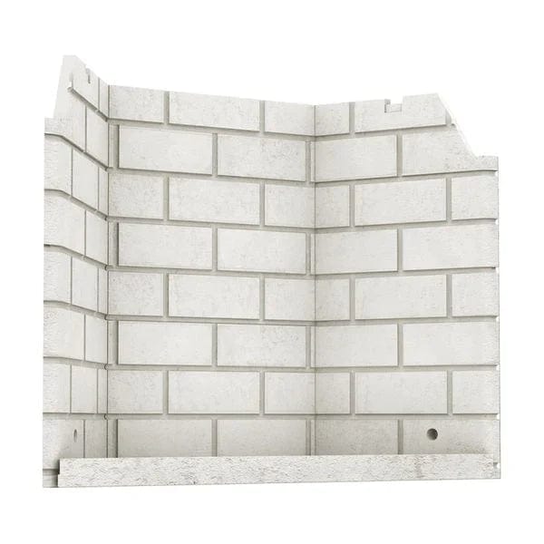 Valcourt Classic Moulded Brick Panels VA11071BR Fireplace Accessories VA11071BR Flame Authority