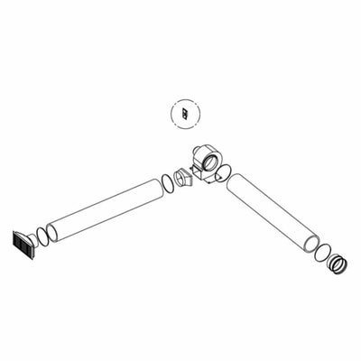 Valcourt Forced Air Distribution Kit VA4460 Fireplace Accessories VA4460 Flame Authority