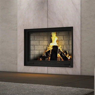 Valcourt Frontenac Guillotine Door Wood Fireplace FP11 Fireplaces FP11 Flame Authority