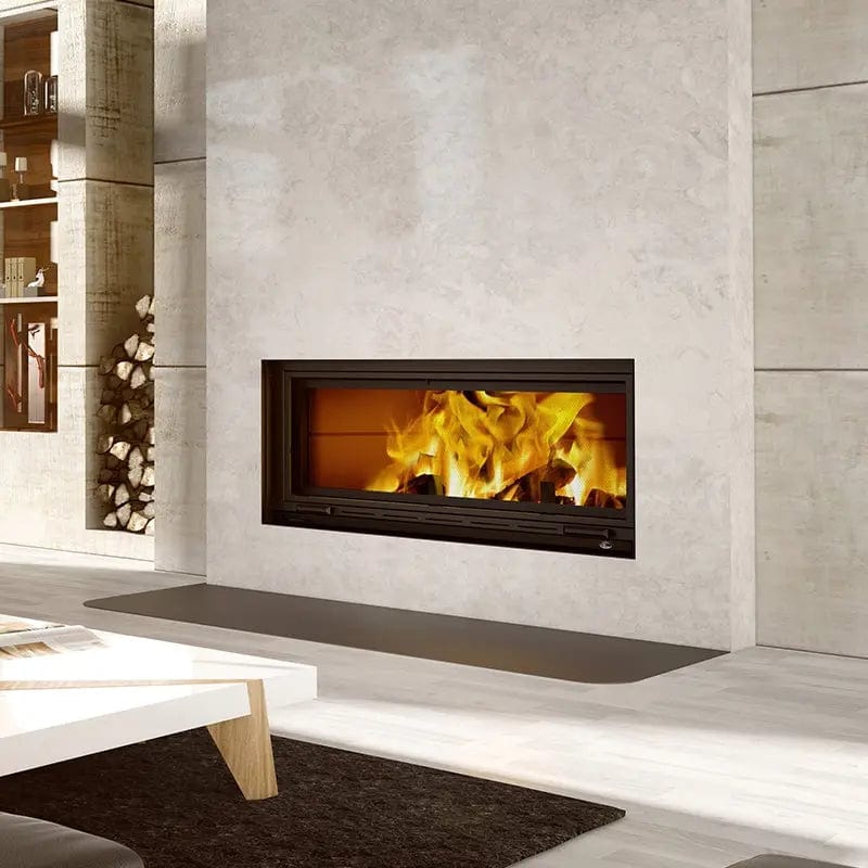 Valcourt St-laurent linear wood fireplace FP16 Fireplaces FP16 Flame Authority