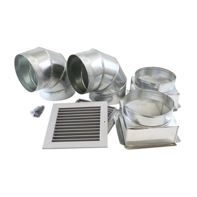 Valcourt Traditional Gravity Kit AC01375K In Stainless Steel Vents 