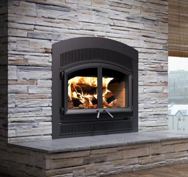 Valcourt Waterloo Arched Faceplate Wood Fireplace FP15A Fireplaces FP15A Flame Authority