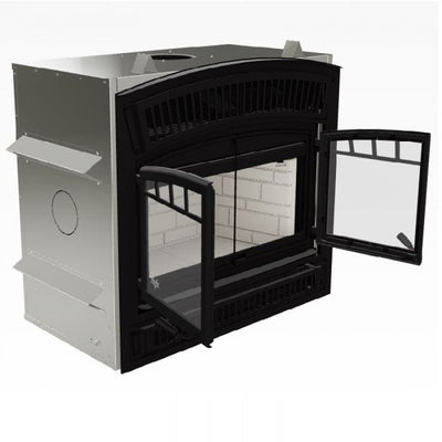 Ventis HE350 High-Efficiency Wood-Burning Fireplace VB00005 Open View