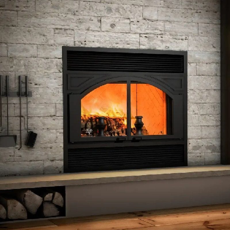 Ventis ME300 Decorative Wood-Burning Fireplace VB00001 Actual View