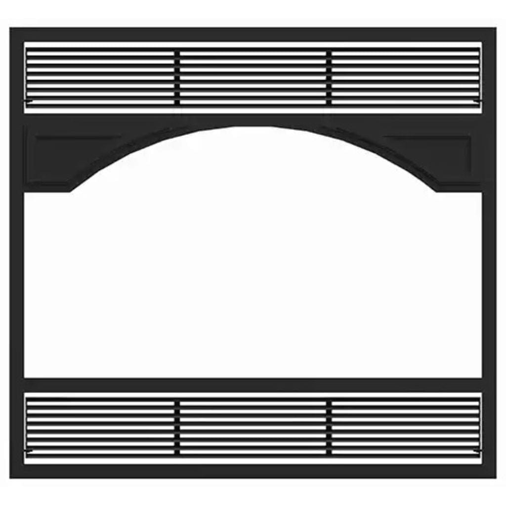 Ventis Rustic Style Faceplate for ME300 Wood Fireplace VBA1520 Front View