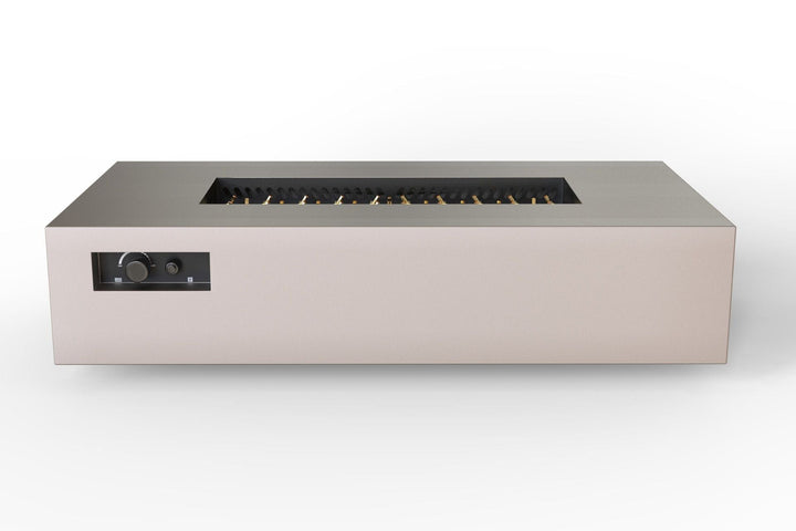 Warming Trends AON 48-inch Powder-Coated Steel 24 VOLT Hot Surface Ignition Rectangular Fire Table Flame Authority