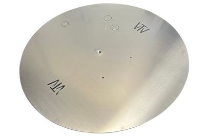 Warming Trends Circular 24-inch Aluminum Fire Pit Burner Plate ALPL24C Flame Authority