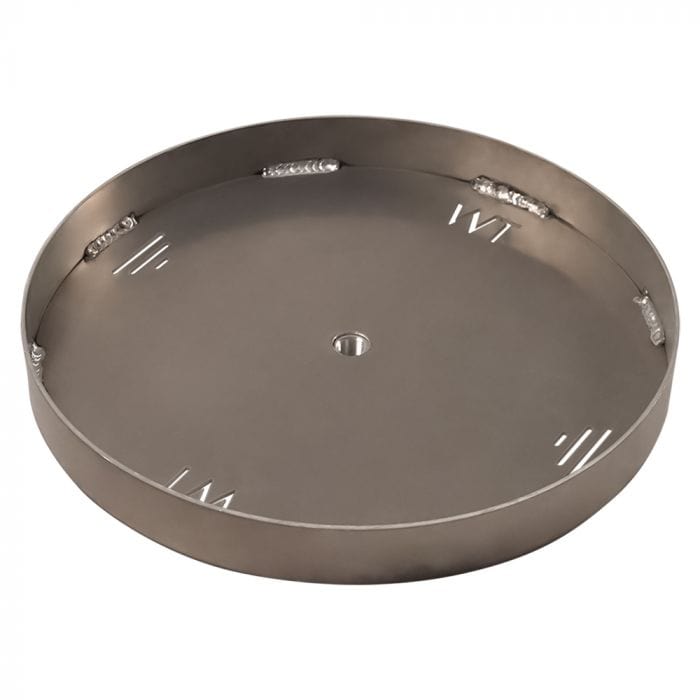 Warming Trends Circular 30-inch Aluminum Fire Pit Burner Pan ALPAN30C Flame Authority