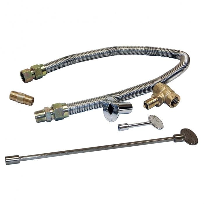 Warming Trends FK1 Single Flex Line & Key Valve Kit Flame Authority