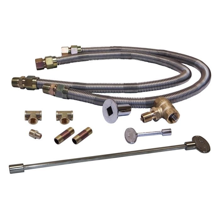 Warming Trends FK2 Double Flex Line & Key Valve Kit Flame Authority