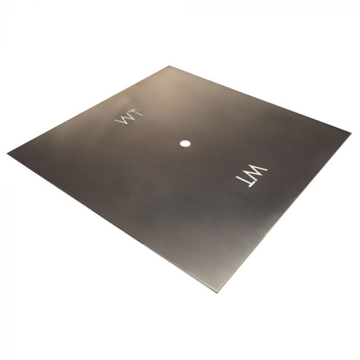 Warming Trends Square 12.00-17.99-inch Aluminum Fire Pit Burner Plate ALPL1218S Flame Authority