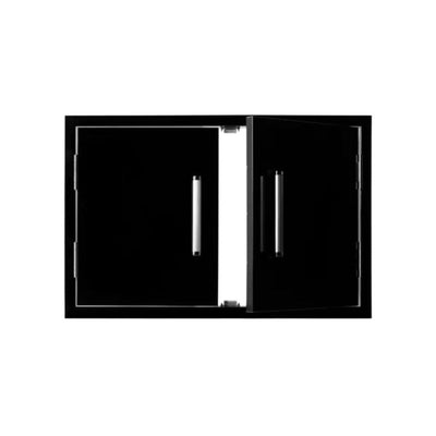 Whistler by Bonfire Outdoor 22x33 inch Black Series Double Door CBADD-B