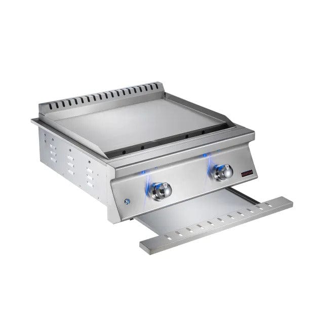 Whistler by Bonfire Outdoor 28 2 Burner Built In NG Griddle CBBGD NG Flame Authority