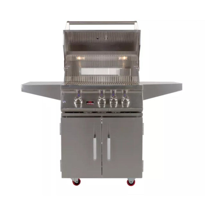 Whistler by Bonfire Outdoor 28-inch 3-Burner Freestanding Natural Gas Grill with Infrared Rear Burner CBF3DD-NG
