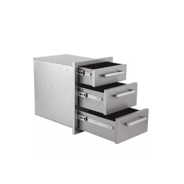 Whistler by Bonfire Outdoor 45.19 Pound Stainless Steel Vertical Triple Drawer CBATD