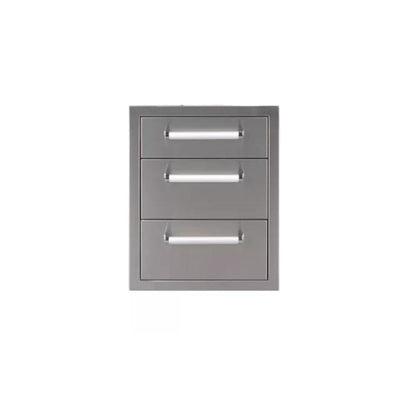 Whistler by Bonfire Outdoor 45.19 Pound Stainless Steel Vertical Triple Drawer CBATD