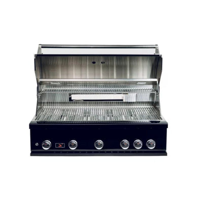 Whistler by Bonfire Outdoor Prime 500 Black Series 42 inch 5-Burner Built-In Natural Gas Grill with Infrared Rear Burner CBB500-B-NG
