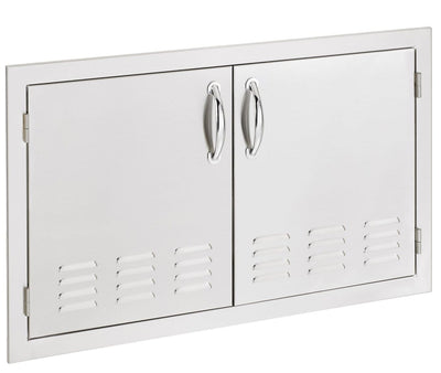 American Made Grills 33-inch Vented Double Access Door - SSDD-33V