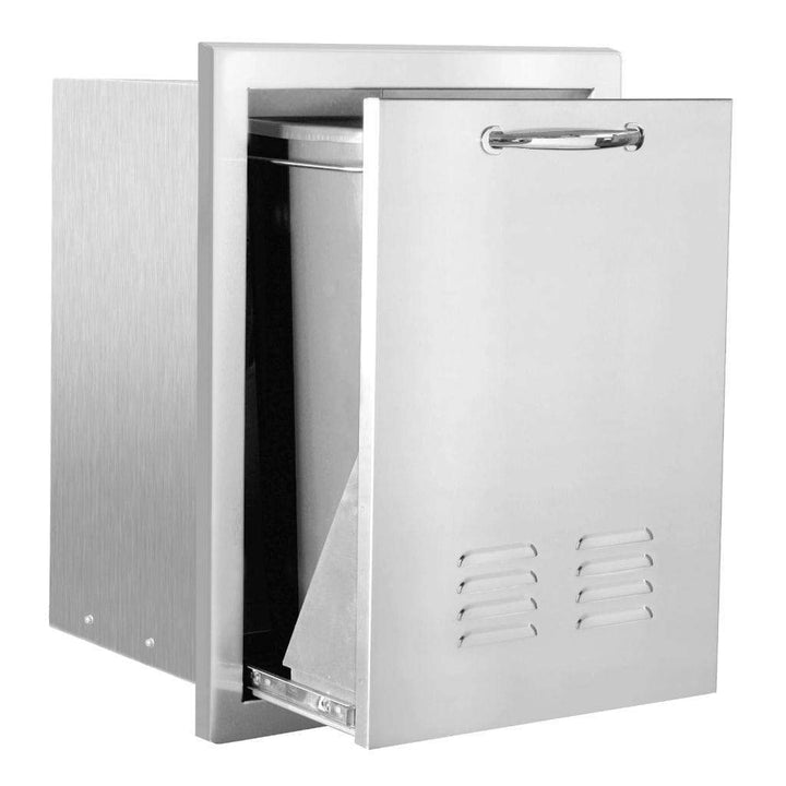 American Made Grills AMG 20" Trash (or) LP Tank Pullout Drawer Masonry Frame Return SSTD1-20M