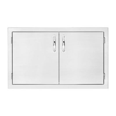 American Made Grills AMG 42" Stainless Steel Flush Mount Double Access Door SSDD-42