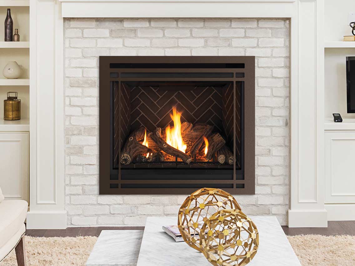 Astria 40 inch Gemini DLX Direct-Vent Fireplace GeminiDLX40
