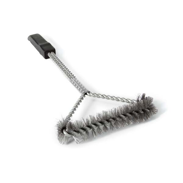 Broil King Stainless Steel Twisted Tri-Head Grill Brush - 65641