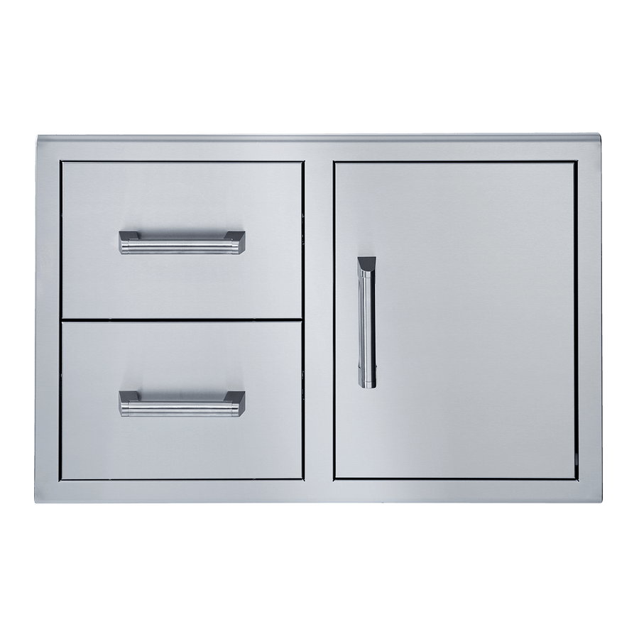 Broilmaster 34 Inch Single Door / Double Drawer Combo -BSAW3422SD