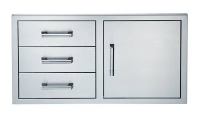 Primo Single Door With Triple Drawer, 42-In. BSAW4222ST | Flame Authority - Trusted Dealer