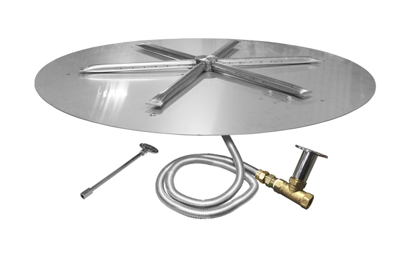 Copy of Firegear 34" Stainless Steel Round Disk Gas Fire Pit Insert FPB-34DBS