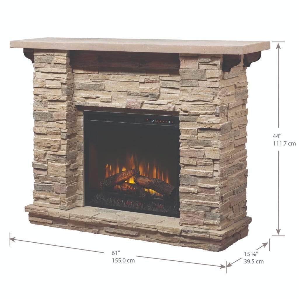 Dimplex Featherston 61" Mantel with 28" Electric Firebox - Thumbnail 3