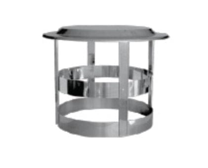 DuraVent DuraTech 10" Diameter Chimney Cap with Spark Arrestor Screen - 10DT-VC
