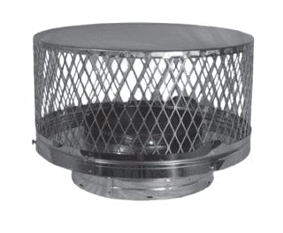 DuraVent DuraTech 14" Diameter Stainless Steel Chimney Cap - 14DT-VC1