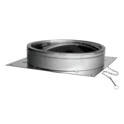 DuraVent DuraTech 16" Diameter Chimney Anchor Plate with Damper - 16DT-APD