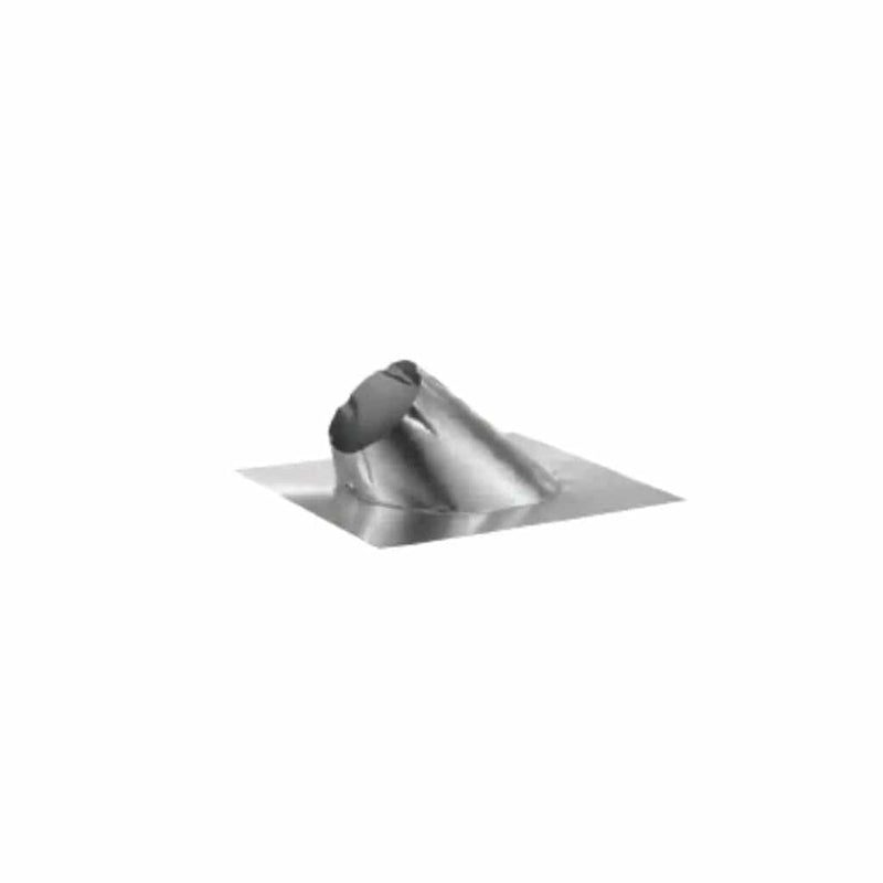DuraVent DuraTech 5" Diameter Aluminum 0/12 to 6/12 Pitch Roof Flashing - 5DT-F6