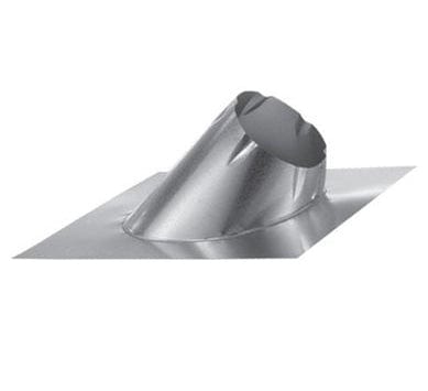 DuraVent DuraTech 6" Diameter Chimney Flat to Pitch Roof Flashing - 6DT-F