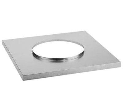 DuraVent DuraTech 6" Diameter Square Chase Top Flashing - 6DT-CTF