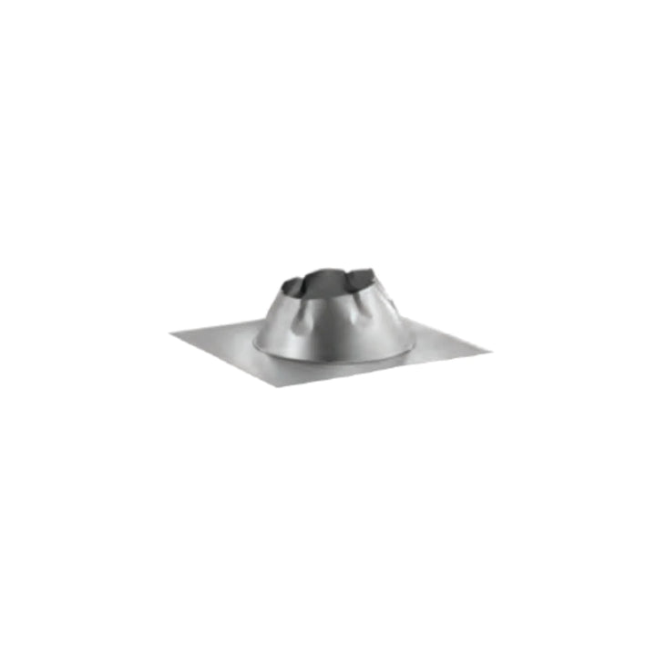 DuraVent DuraTech 8" Diameter All-Fuel Aluminum Flat Roof Flashing - 8DT-FF