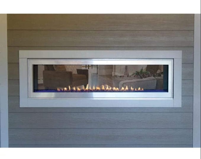 Empire 60" Boulevard Vent Free See-Through Linear Fireplace VFLB60SP90