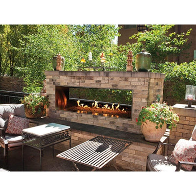 Empire Carol Rose Outdoor Linear See-Thru Fireplace OLL48SP12S