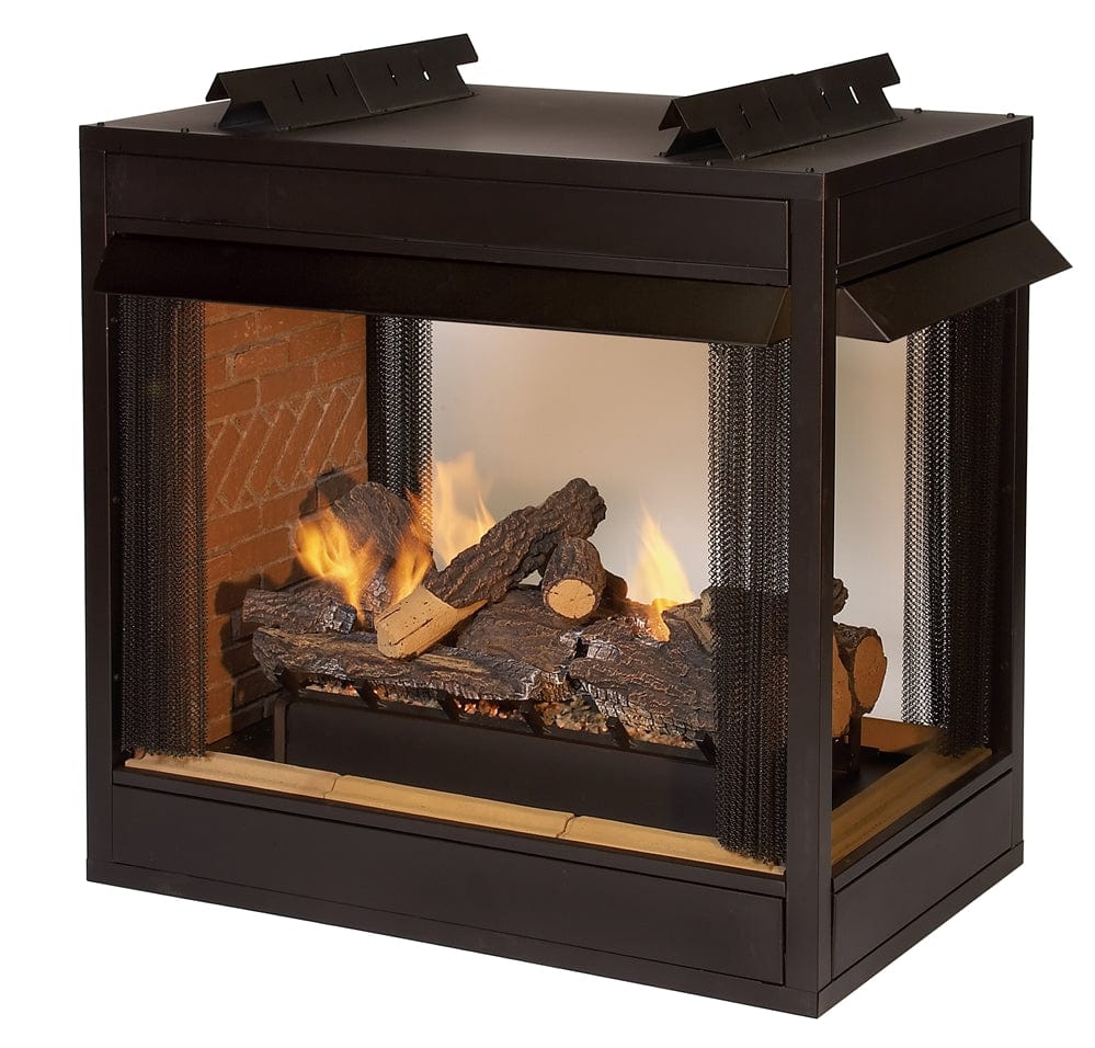 Empire Breckenridge Vent Free See-Through Flush Front Gas Fireplace Firebox