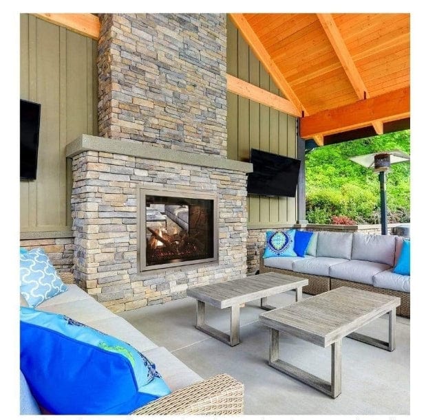 Empire WMH 40" Rushmore SeeThroughDirectVent Gas Fireplace DVCT40CSP95 ...
