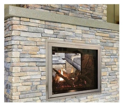 Empire White Mountain Hearth 40" Rushmore See-Through Direct Vent Gas Fireplace DVCT40CSP95