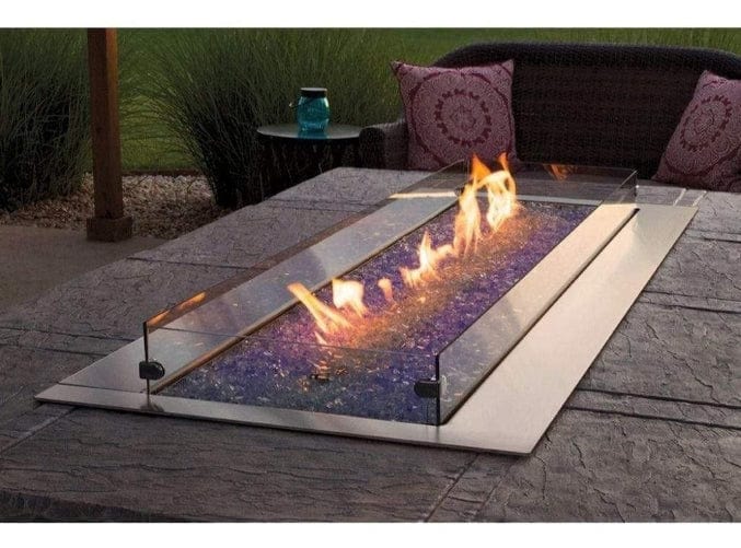 Empire White Mountain Hearth Carol Rose 60" Manual Outdoor Linear Fire Pit OL60TP10