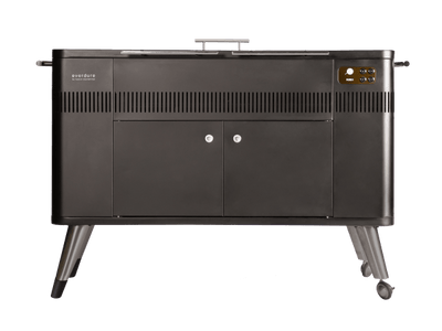 Everdure HUB II 54-Inch Charcoal Grill w/ Rotisserie and Cliplock Forks™ - HBCE3BUS