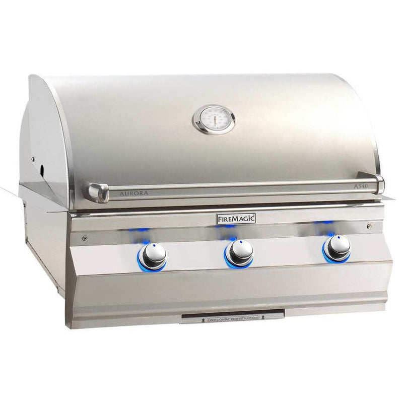 Fire Magic Aurora 30" Built-In Gas Grill with Analog Thermometer A540i