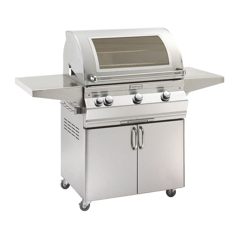 Fire Magic Aurora 30" Portable Gas Grill with Analog Thermometer A660s